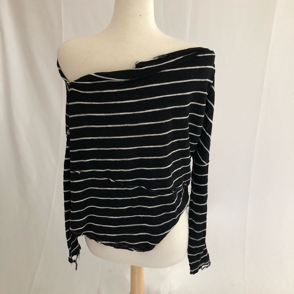 Super Cozy OTS Striped Sweater (Size S)
